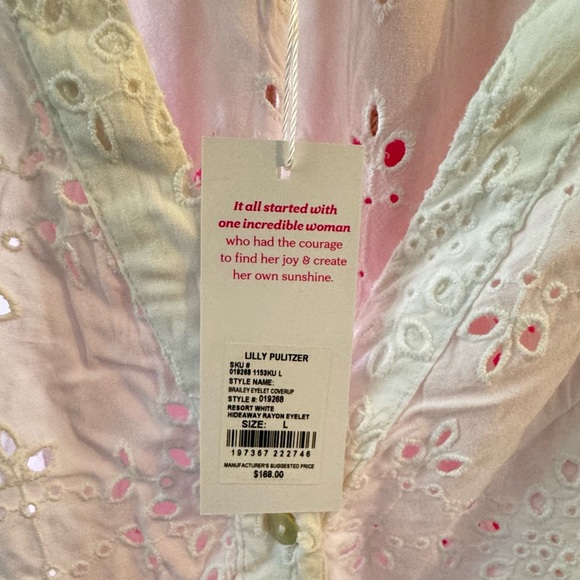 Lilly Pulitzer Brailey Eyelet Cover Up - Picture 3 of 4